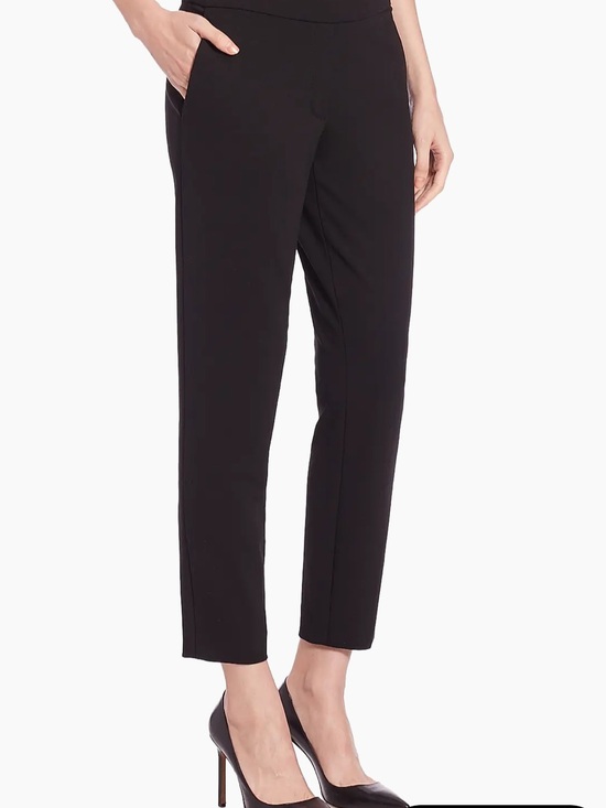 Theory Pants - THEORY Thaniel Cropped Black Slim Trousers Size 2 New With Tags